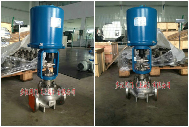 不銹鋼電子式電動單座調節(jié)閥圖片